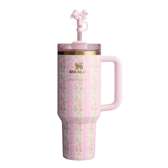 LoveShackFancy x Stanley Water Bottle 40 oz Blooming Heirloom - Picture 6 of 11